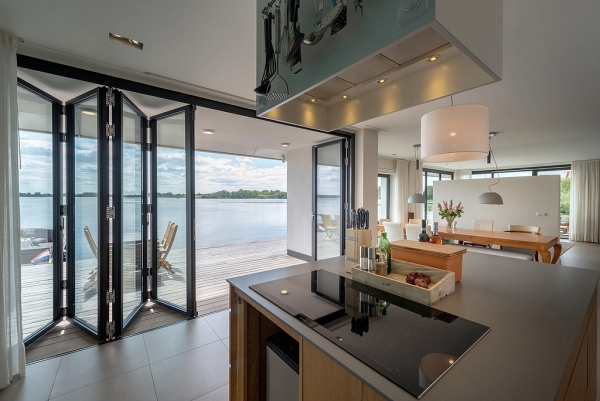 bifold windows aluminium tempered glass