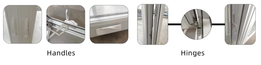 hinges and handles